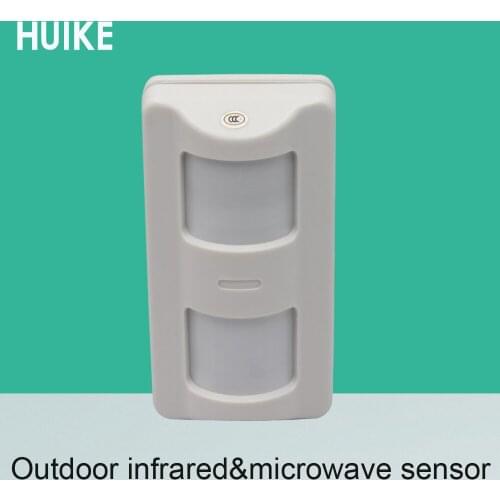 1 PCS Outdoor Infrared Detector Wire Type Microwave Sensor inside high sensitivity Pet immunity function waterpoof