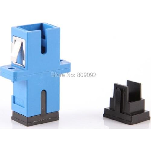 10PCS SC-SC Fiber Optic Adapter Connector Optical Coupler Metal Single Multi Mode Coupler