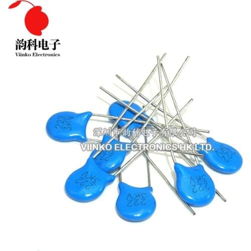 20pcs High voltage Ceramic Capacitor 3KV 5PF 10PF 15PF 20PF 22PF 27PF 30PF 47PF 56PF 100PF 220PF 1NF 2.2NF 3.3NF 4.7NF 10NF