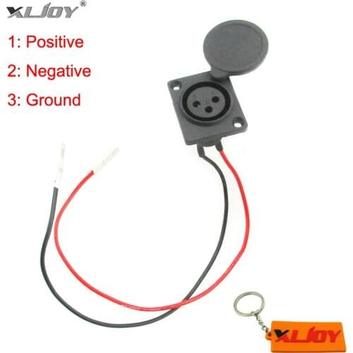 3 Position XLR Charging Port Socket For Currie GT Schwinn Ezip Izip EVO Scooter 500 800 1000 GT-750 Razor MX650 Dirt Rocket