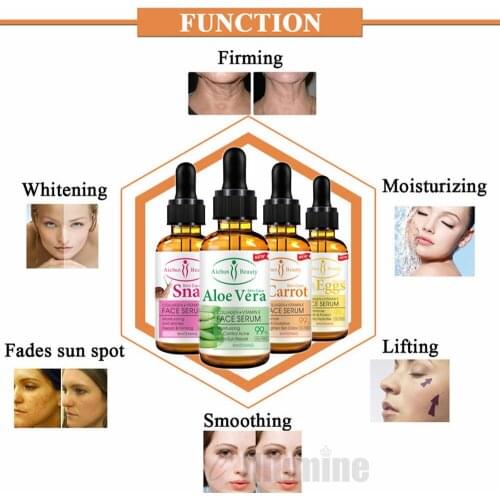 30ml Hyaluronic Acid Collagen Solution Facial Essence Replenishing Water Moisturizing Brightening Facial Essence