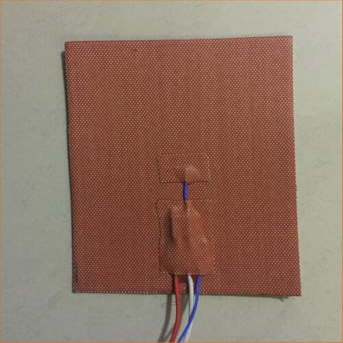 500x550mm 1000W 230V Silicone Heater mat Heating Element heating plate Electric heating pad k-type thermocouple thermistor