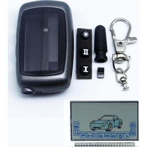 A6 LCD display Screen+Body case for Russian Car Alarm System Twage Starline A6 lcd remote controller Keychain Key Fob Chain