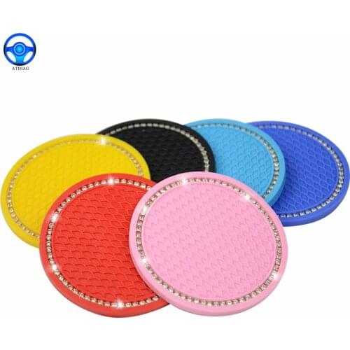 Car Coaster Water Cup Bottle Holder Anti-slip Pad Mat Silica Gel For Interior Decoration Car Styling Accessories in stock