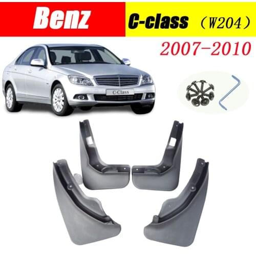 For Mercedes Benz C Class C-Class W204 2007~2010 Fender Mud Guard Flaps Mudguards Accessories Benz C180 C200 C300 Mudguards