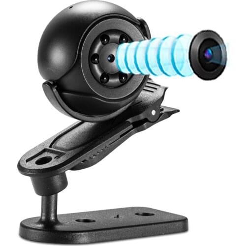 SQ6 Mini DV HD 1080P Action Camera HD Car Camcorder With Night Vision Motion Detetion 12MP with 360° rotating bracket