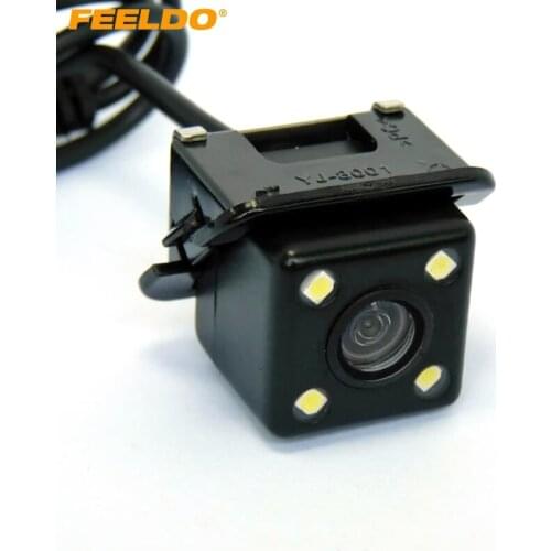 FEELDO 1PC Car Backup Rear View Camera With LED Light For Toyota Camry 2009-2012 Reversing Parking Camera #FD4200