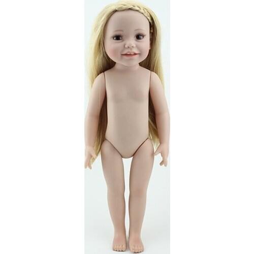 Naked 45cm Simulation Silicone Reborn Dolls Girl Princess Baby Toy Alive for Kid