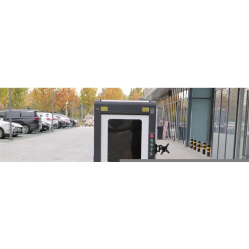 Jinan AccTEk High Quality Enclosed 50w Raycus Source Fiber Laser Marking Machine for Metals Titanium Steel copper