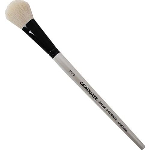 Daler Rowney Graduate Goat Hair Fusing Short Handle Brush White No:3/4
