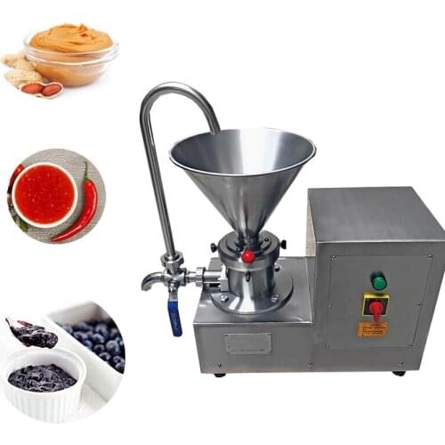 Commercial Blueberry Jam Colloid Mill Chocolate Tomato Grease Sesame Peanut Butter Machine For Food