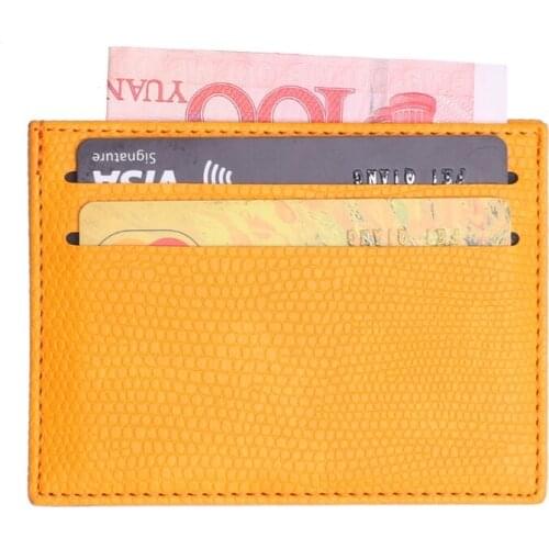 Colorful Leather Bank Card Holder Wallet Slim Credit Card ID Cover Case Bag 28GD