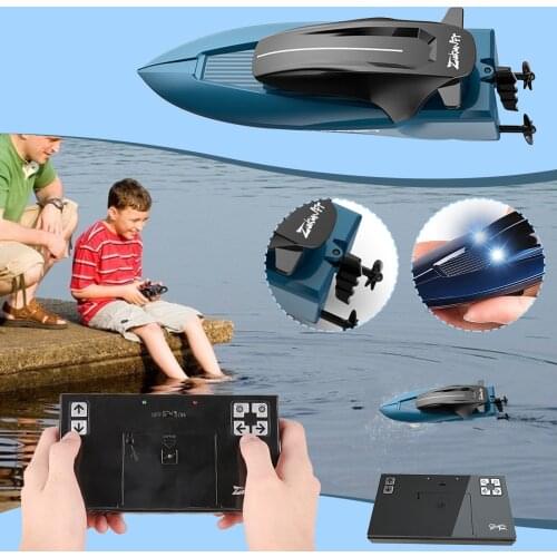 Boat 2.4Ghz 15KM/H High Speed Remote Control Electric Racing Boat for Pools & Lakes Automaticall RC Boats for Adults Kids Toys