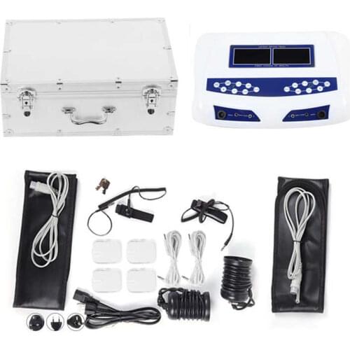 Multi-Function Dual Ionic Foot Bath Detox Machine System LCD Touch 8 Modes Ion Cleanse Array Foot Detox Spa Massager Machine