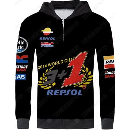Moto GP For HONDA World Championship 1 Motorcycle Sportswear REPSOL HRC Racing Jacket Hoodie