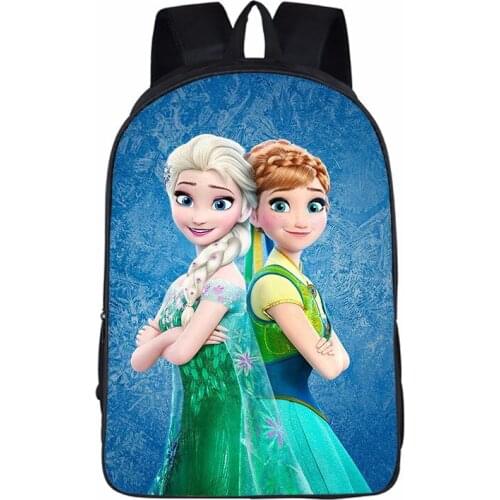 New Cartoon Mochilas Infantil Snow Queen Kids Schoolbag Baby Girls Lovely Kindergarten backpacks Children Elsa school bag