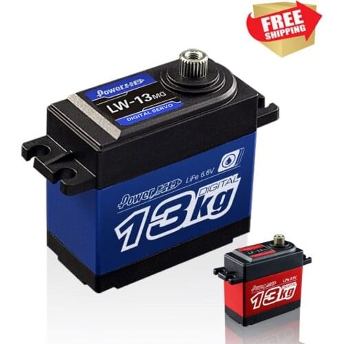 RC radio control car Power HD LW13MG LF13MG off road short course waterproof metal 13KG servo for robot MCU upgrade parts