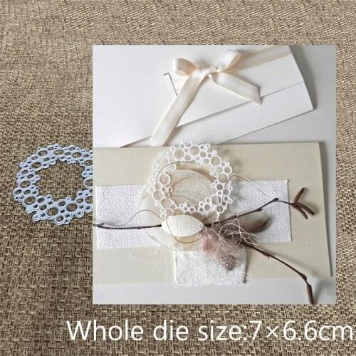New Design Craft Metal Cutting Die cut die hole bubble circle ring frame scrapbooking Album Paper Card Craft Embossing Die Cuts