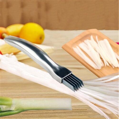 Onion Graters Green Onions Knife Tomato Cutter Potato Grate Stainless Steel Fruit Vegetables Slicer Multifunction Kitchen Tools