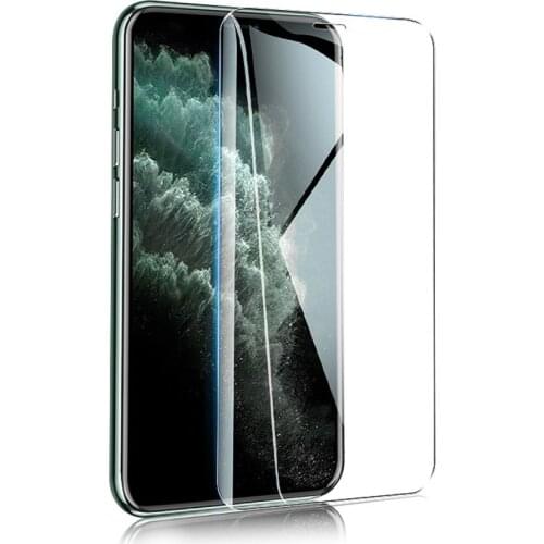 High Aluminum Transparent Tempered Glass with Earpiece Dust Screen for iPhone 12 Mini 11 Pro Max 7 8 Plus Full Screen Protector