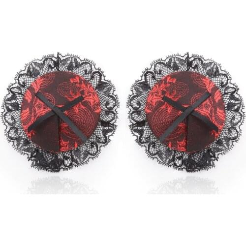 Womens Sexy Nipple Cover Lace Heart Round Breast Petals Invisible Nipple Cover Paste Chest Stickers Lady Intimates Accessories