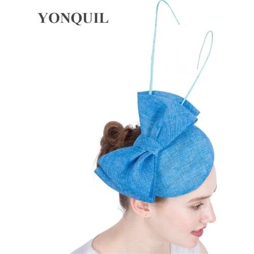 Womens Bridal Imitation Sinamay Fascinator Headwear Event Occasion Hat for Kentucky Derby Church Wedding Party Race Top Quality