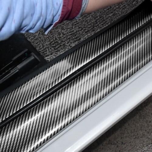 Car Stickers Rubber Strip Anti Scratch Door Sill Protector For Toyota Land Cruiser 100 FJ100 4700 1998-2007