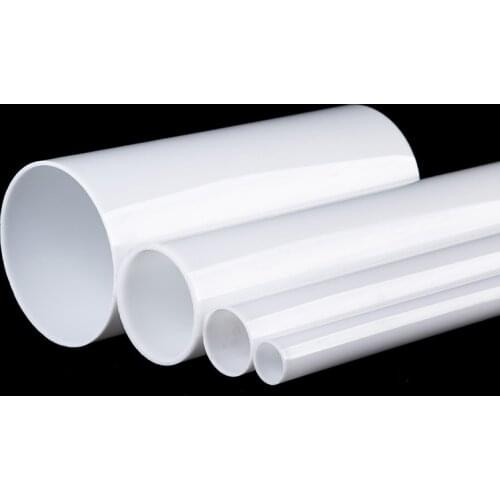 White Acrylic Pipe Aquarium Fish Tank Supplies Plexiglass Water Industry Tube Garden Watering Fittings Bracelet Holder Case
