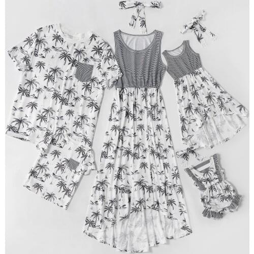 PatPat Family Look Vacation Floral White Matching suits