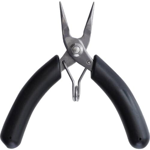 K1KA Stainless Steel Long Nose Pilers Reliable Cutting Pilers Needle Nose Pilers for Workers Use and DIY Repair