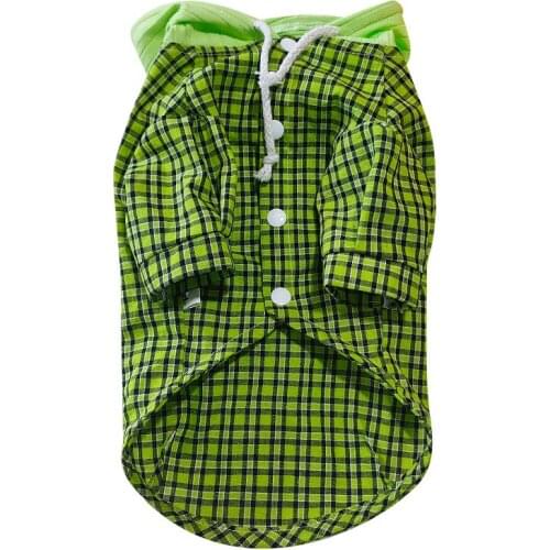 Cotton Dog Shirt Spring Summer Pet Dog Clothing Yorkies Pomeranian Shih Tzu Poodle Bichon Schnauzer Dog Clothes Costumes Outfit