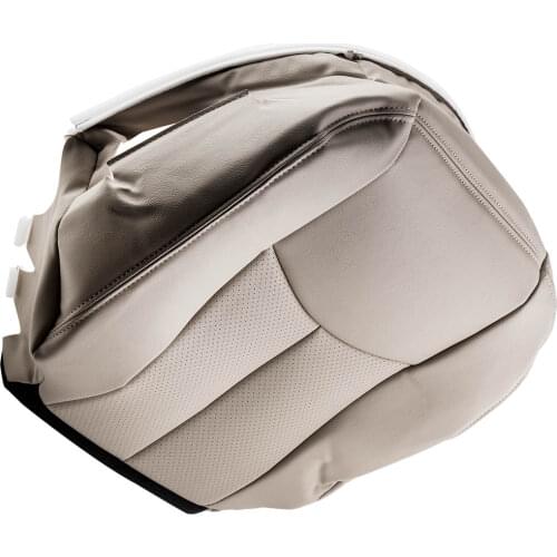 1PC Front Driver Side Bottom Leather Seat Cover Tan 0306ESC152DRBT Fit 2003-2006 for Cadillac Escalade Left, Driver Side Bottom