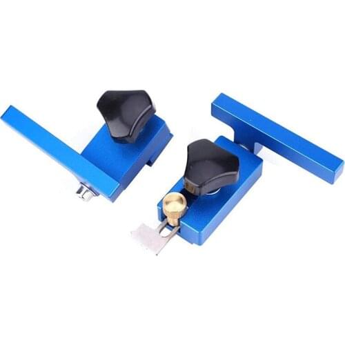 Fence Flip Limit, Aluminum Alloy T-Track Stop Tool, Fence Flip Limit For Standard T Track Lock The Fence (30 +45 ) Promotion