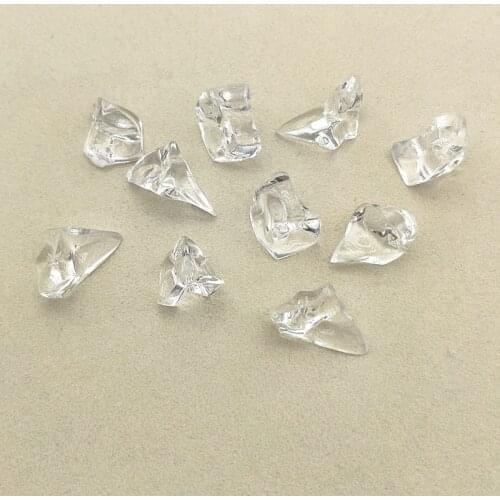 New Arrival! 430pcs Clear Acrylic Irregular Beads For Handmade Jewelry Necklace/Earrings DIY Parts,Jewelry Findings&Components