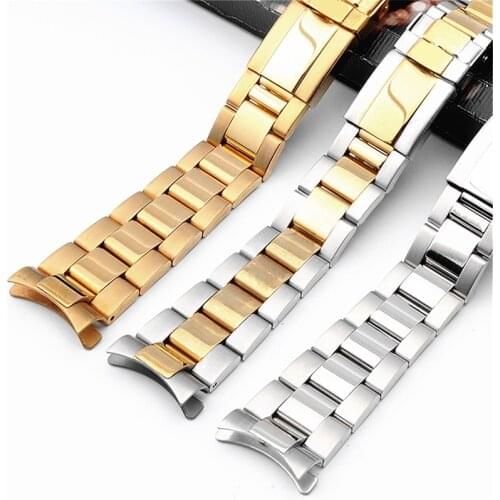For Rolex Cosmograph Daytona Series Watch Business Stainless Steel Replacement Wrist Band Strap Bracelet with Oyster Clasp