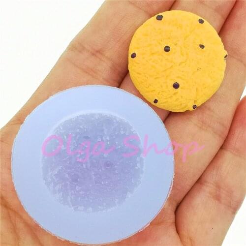 QYL483 26.5mm x 25.9mm Silicone Mold Fondant Cake Decoration Candy Resin Clay Earrings Necklace Craft Soap Candle FOOD SAFE