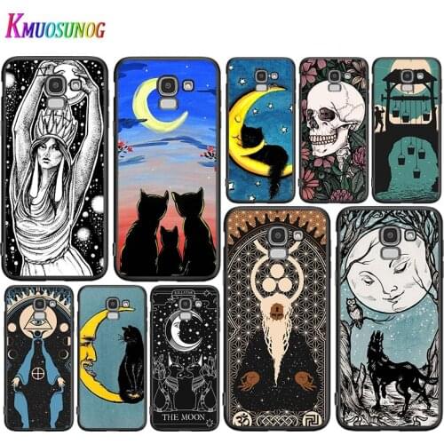 Witches Moon Tarot Mystery For Samsung Galaxy J2 J3 J4 Core J5 J6 J7 J8 Prime duo Plus 2018 2017 2016 Silicone Phone Cover