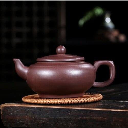 Senior 350ml Purple Clay teapot Arts,Handmade Yixing Zisha Boccaro Kongfu Pottery Filter Infuser teaset Collection gifts