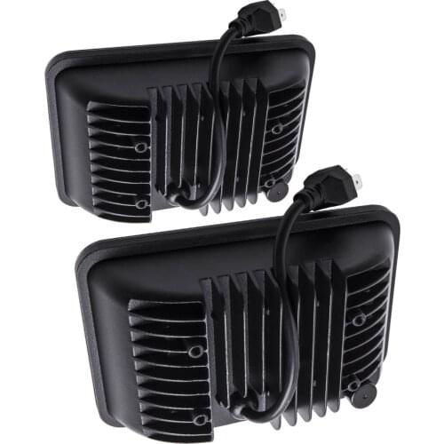 LED Headlights High Beam 4x6" Sealed Fog light for Freightliner FLD120 112