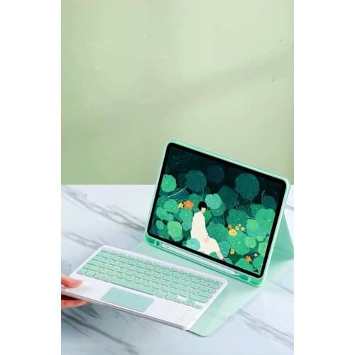 Touchpad Keyboard Case for iPad Pro 11 2020 Air 3 10.5 Pro 10.5 7th 10.2 9.7 2018 Cover Pencil holder funda touchpad Keyboard