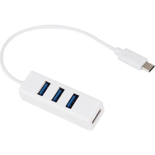 Type-C To 4-Port USB 3.0 Hub USB 3.1 Adapter For PC Apple Macbook