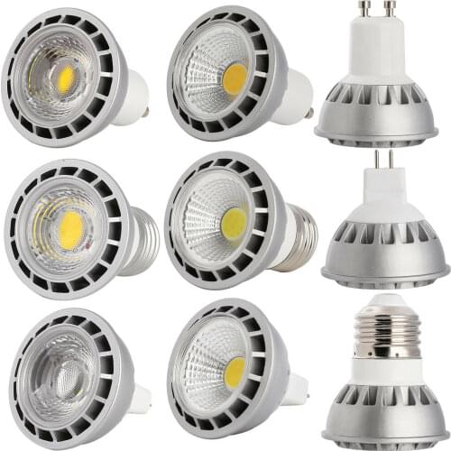 Ultra Bright 15W E27 GU10 Dimmable LED Spotlight COB Lights Bulb CREE Lamp Home Light Cool White/Natural White/Warm White