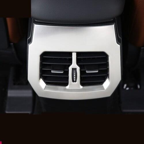 Stainless Steel Protective Center Armrest Air Outlet Decorated Frame For Great Wall Haval H6 2020 CAA109