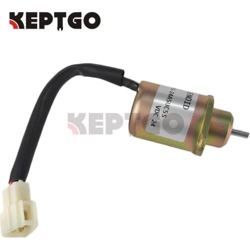 24V New Fuel Shutoff Solenoid For Kubota Super 5 series SA-4567-T 1503ES-24A5UC5S