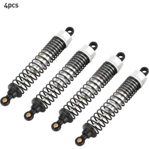 4pcs 100mm Metal Shock Absorber Suspension Damper For 1/10 RC Car Off Road Bigfoot Traxxas HSP Redcat RC4WD Tamiya Axial