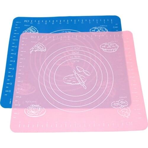 50pcs/lot Reusable Silicone Baking Mat Pizza Dough Non-Stick Sheet 29*26cm Holder Pastry Kitchen Cooking Tools Utensils BPA-free