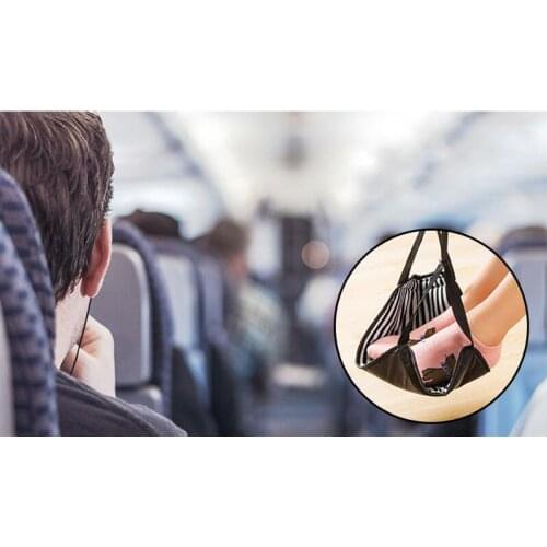 Car Footrest Floor Mats Travel Foot Rest pad for Cars Trains adjustable Foot Hammock Bonus Travel a Bag seat Interior kit