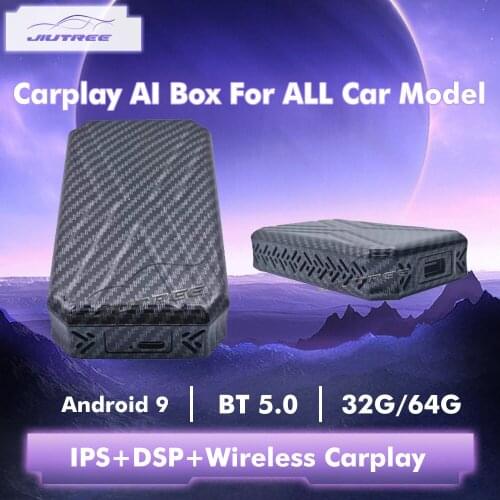 4+64G Android 9.0 Carplay AI Box Car Multimedia Player New Version Wireless Mirror link For Apple Carplay Android Auto Tv Box