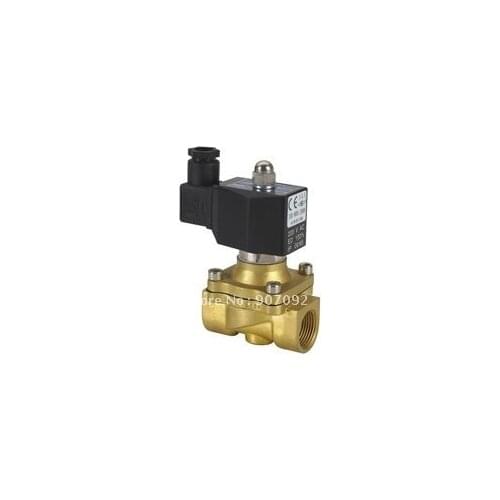 Free Shipping High Quality IP67 Square Coil Water Solenoid Valve 3/4'' Ports NC 2W200-20-D 5Pcs In Lot