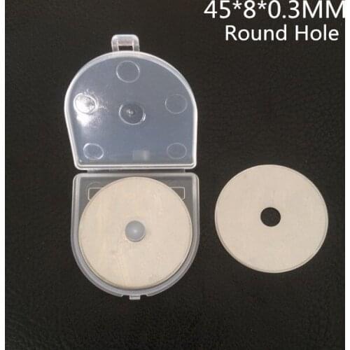DHL shipping 500pcs/Lot For cutting leather paper vinyl MOST CUTTER 45mm round rotary cutter blades